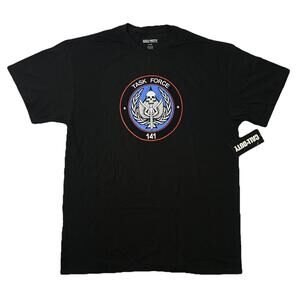 Call of Duty Taskforce 141 Black Shirt Men’s Large Esports Activision Gamer NWT